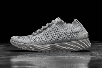 Men's Nobull Arctic Reflective Knit Running Shoes Grey | SG Y1968X